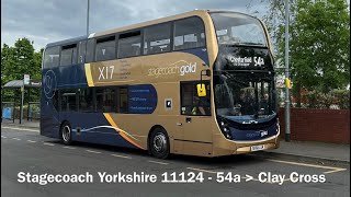 Stagecoach 11124 ADL Enviro 400 MMC Voith SK68LUR  Remapped [upl. by Sivad]