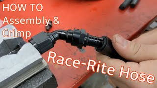 HOW TO Assemble and Crimp Fragola RaceRite amp RaceRite Pro Hose [upl. by Hcirteid]