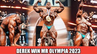 Derke lunsfurd win mr Olympia 2023mr Olympia 2023 winner [upl. by Naujad]