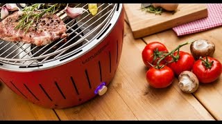 Lotusgrill der Rauchfreie Holzkohle Grill im Test [upl. by Amitarp]