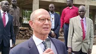 Elder Ted NC Wilson GC President toured Juba Central Church project [upl. by Orme703]