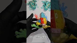 Lego frog autism lego resin epoxy resincrafts frog resinart shorts [upl. by Teddie]