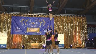 AXEL BLAZE  CHEER  GROUP STUNT ALL GIRL  Chęciny 2024 [upl. by Manas]