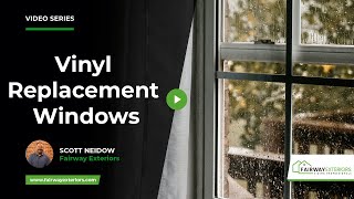 How Do You Install Vinyl Replacement Windows in a Wood Frame  Fairway Exteriors [upl. by Etnovahs]