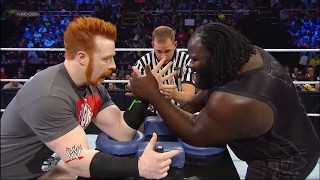 Sheamus vs Mark Henry  Arm Wrestling Contest SmackDown May 3 2013 [upl. by Ynatterb]