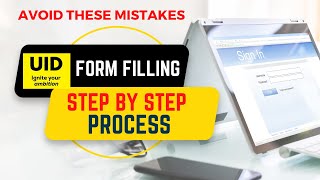 UID Application Form filling Step by Step process  How to fill UID online application [upl. by Ynnus]