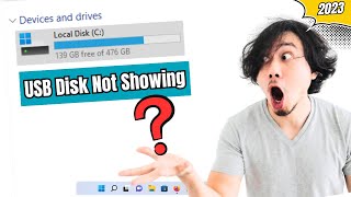 USB Detected But Not Showing in My Computer BEST FIX Windows 1011 [upl. by Adnilema]