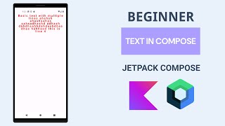 Jetpack Compose for beginners  Text in Compose [upl. by Boarer153]