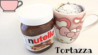 Torta in tazza alla Nutella solo 3 ingredienti [upl. by Milde]