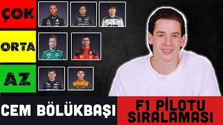 FORMULA PİLOTU F1 PİLOTLARINI SIRALIYOR w BolukbasiCem [upl. by Enotna617]