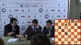 Vladimir Kramnik and Peter Svidler speaking about their game [upl. by Frost]