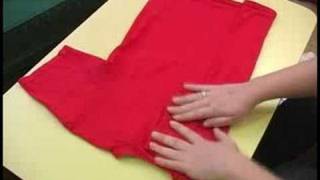 How to Fold Shirts amp Pants  Folding Womens Tshirts [upl. by Huberman]