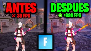 La MEJOR OPTIMIZACION Para FORTNITE C5S4 ✅ AUMENTA tus FPS [upl. by Onstad841]