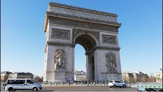 Visiting The Arc de Triomphe In Paris [upl. by Vladimar]