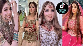 Pakistani Famous Tiktokers Bridal Look  Bridal Tiktok Compilation  Tik Tok Stars [upl. by Ashleigh]