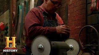 Forged in Fire Ray Finishes Early S1 E8  History [upl. by Yetty]