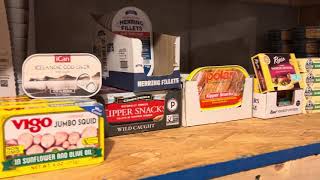 Prepper Food Pantry Canned Fish [upl. by Aekahs]