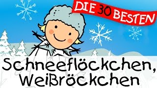 Schneeflöckchen Weißröckchen  Weihnachtslieder zum Mitsingen  Kinderlieder [upl. by Tnattirb437]