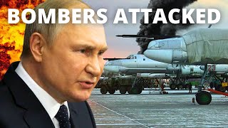 Russian Bombers ATTACKED Before Take Off Air Force Crippled  Breaking News With The Enforcer [upl. by Oos]