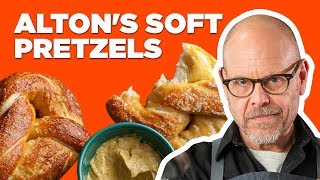 Alton Brown Makes Soft Pretzels  Good Eats  Food Network [upl. by Lira]