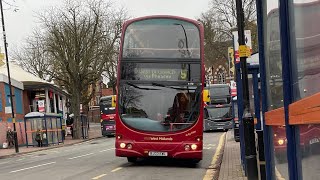 FULL KICKDOWN NXWM 4479 BJ03 EWL Volvo B7TL WrightBus Eclipse Gemini 1 Route 5 [upl. by Nilla]