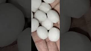 Gliterry And Crunchy Mothballs Playing ⚪🤍✨oddlysatisfying asmr mothballs smell [upl. by Kissie]