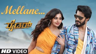 Mellane Video Song 4K  Rider  Nikhil Kumar Kashmira  Sanjith Hegde  Arjun Janya [upl. by Raouf545]