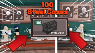 Murderers vs Sheriffs Duels 100 STEEL CASE UNBOXING [upl. by Donatelli]