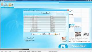 Cheque Printing Software [upl. by Ranique]