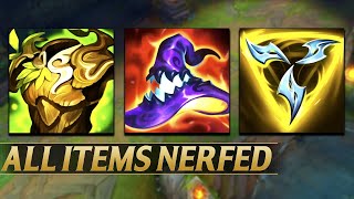 RIOT JUST NERFED ALL LEGENDARY ITEMS  League of Legends [upl. by Akiwak906]