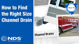 Find the Right Channel Drain for Drainage [upl. by Susej]