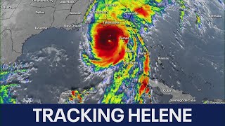 LIVE HELENE updates radar path from FOX 5 Storm Team [upl. by Marjie]