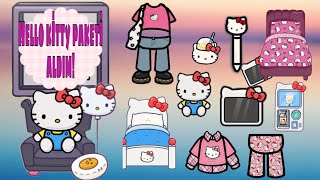 Toca Boca Life World  Hello Kitty ve arkadaşları Ev Tasarımı Paketi Aldım Part 1 [upl. by Yenruoj]