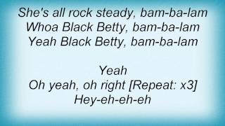 Spiderbait  Black Betty Lyrics [upl. by Abner]