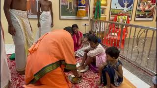 kanyapujan at Ramakrishna Ashram Temple Malacca Malaysia 🌺 [upl. by Iaj626]