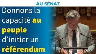 Donnons la capacité au peuple dinitier un référendum  Stéphane Ravier [upl. by Gabbey]