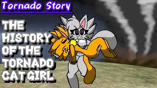 The History of Tornado Cat Girl🌪️😺 viral follow animation tornado [upl. by Sheehan]