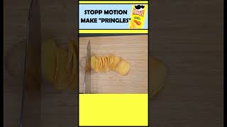 Stop Motion  Make Pringles  ASMR stopmotion asmrsounds pringles food funny snacks [upl. by Yentroc]