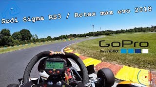 First test  Sodi Sigma RS3  Rotax max evo 2018 [upl. by Ailedroc]