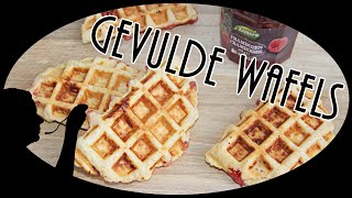 Gevulde wafeltjes  wafels  recept en ingrediënten [upl. by Trimmer498]