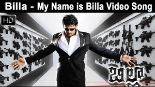 Billa Movie  My Name is Billa Video Song  Prabhas Anushka [upl. by Dagna]