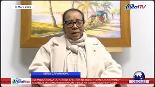 REAL NEWS  NY VAOVAO MARINA MIVANTANA 13 MARS 2024 Madagascar [upl. by Greenland]