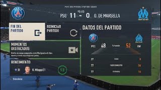 FIFA25 PSG vs MARSELLA [upl. by Ecirahs]