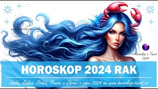 Horoskop Rak 2024  Roční Horoskopy pro znamení Rak od věštkyně  HoroskopTarotcz 2024 [upl. by Rolyt185]