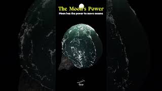 Moon has the power to move Oceans short moon earth solarsystem ocean universe planet space [upl. by Wallace]