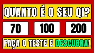 Teste de QI  Perguntas reais de testes de QI para testar sua inteligência [upl. by Grefer87]