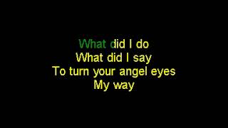 Angel Eyes The Jeff Healey Band Karaoke Version JM [upl. by Ainesy]