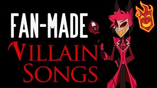 Top Ten FanMade Villain Songs [upl. by Balling877]