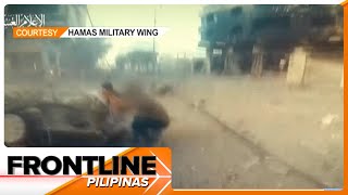 Hamas malapitan nang nakikipaggiyera sa mga sundalo ng Israel  Frontline Pilipinas [upl. by Niroht]