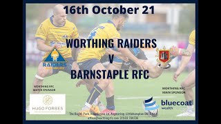 Worthing Raiders V Barnstaple [upl. by Lund504]